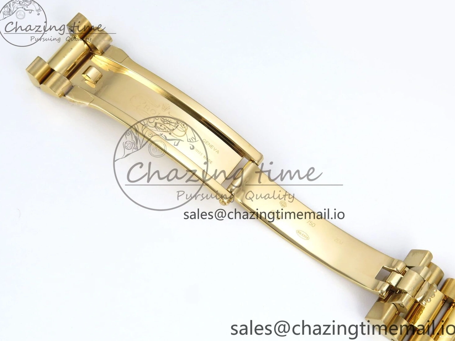 MiroTime 0129 Contemporary Day Date 128238 36mm YG KF 1:1 Best Edition YG Crystal Dial On President Bracelet A2836 (Gain Weight) 646